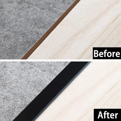 3Pcs Aluminum T Molding Trim & Floor Transition Strips, Flat Divider Strip - Image 3