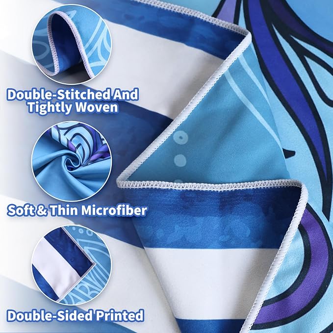 Beach Towels Oversized - 71"x 39" 250GSM Microfiber Beach Towels for Adults, Lightweight Quick Dry Absorbent Compact Sand Free Beach Towel for Swimming Pool, Camping, Yoga, Travel