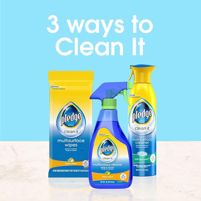 Pledge Multi-Surface Furniture Polish Wipes, Works on Wood, and Leather - Image 4