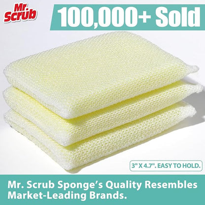 Sponges Kitchen Scrub Dish Sponge Scouring Pad, 6 Pads Cleaning Brush - Image 2