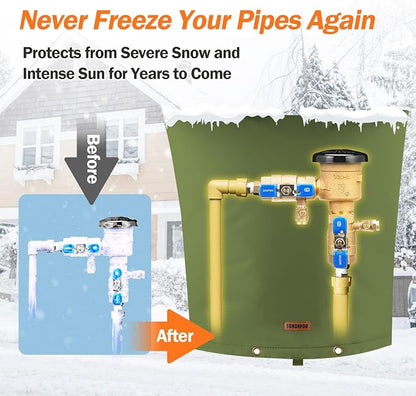 TOHONFOO Backflow Preventer Pipe Insulation Cover - Image 3