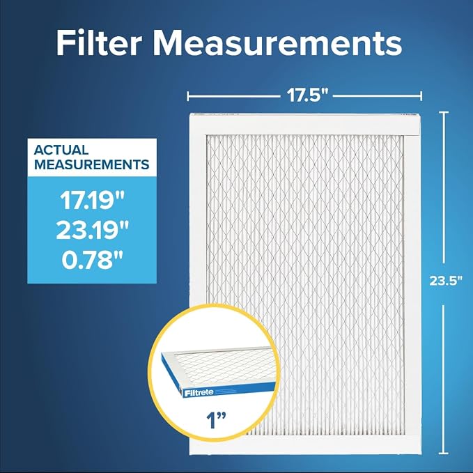 Filtrete 17.5x23.5x1 AC Furnace Air Filter, MERV 13, MPR 1900, Premium Allergen - Image 3