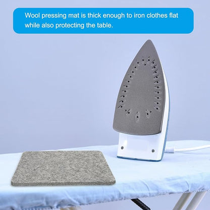 PATIKIL Wool Pressing Mat, 13.5" x 13.5" Wool Ironing Pad Blanket 0.5" - Image 4