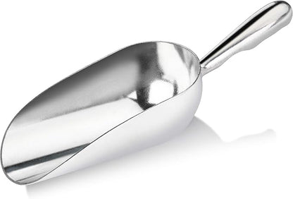 New Star Foodservice 34509 One-Piece Cast Aluminum Round Bottom Bar Ice Flour - Image 3