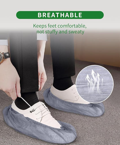 50Pcs Non-Woven Shoe Covers Disposable Non Slip - Image 4