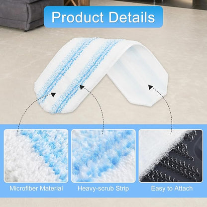 6 Pack Microfiber Replacement Mop Pads - Image 4