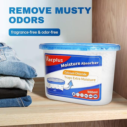 Vacplus Moisture Absorbers 12 Pack, 10.5 Oz, Humidity Absorber Boxes Attracts - Image 5