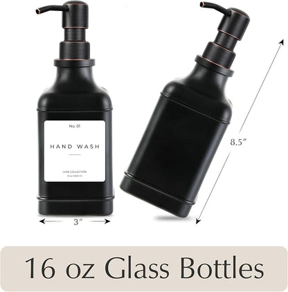 Emerson Essentials Soap Dispenser, Dish Soap Dispenser, Soap Bottle Farmhouse - Image 2
