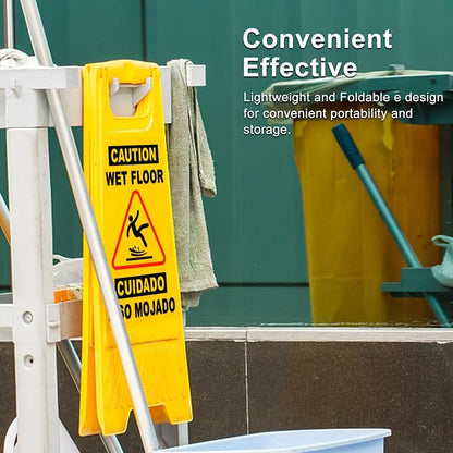 XPCARE 24 Inches Caution Wet Floor Sign, A Frame Safety Wet Floor Signs - Image 8