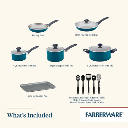 Farberware 20361 Dishwasher Safe Nonstick Cookware Set / Pots and Pans Set - Image 2