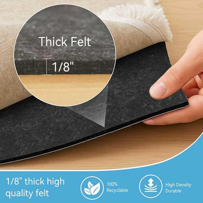 Warmstar 10x14 FT Non Slip Rug Pad, 100% Waterproof Felt Rug Pad - Image 5