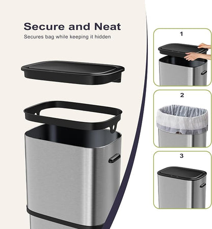 16 Gallon Kitchen Trash Can - Image 6
