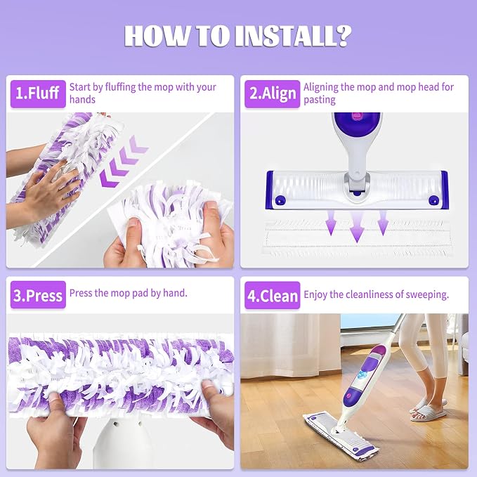 36 Pack Disposable Mop Pads for Swiffer Power Mop Pads, Replacement for Swiffer - Image 7