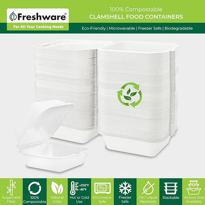 Freshware Clamshell Food Containers - Image 2