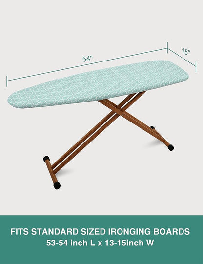 Extra Thick Ironing Board Cover and Pad, 15x54 Reflective Silicone Ironing - Image 6