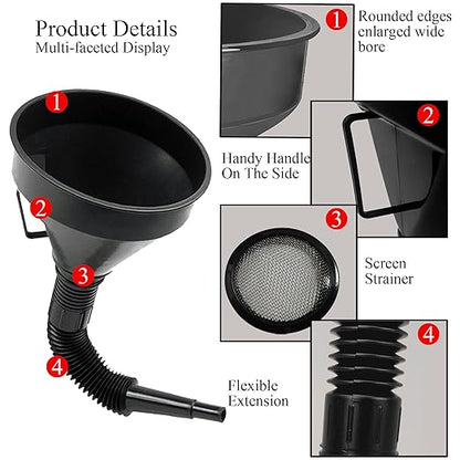 Flex Funnel - Wide Mouth Flexible Funnel - Image 4