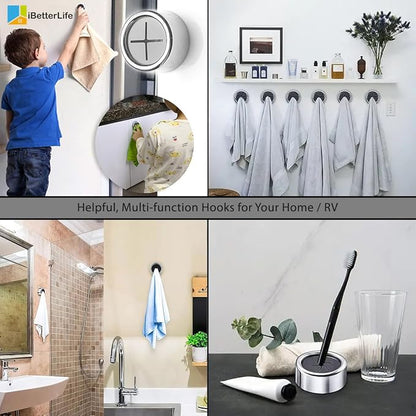 iBetterLife Adhesive Kitchen Towel Hooks - Image 2