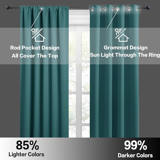 RYB HOME Bathroom Window Curtains - Image 7