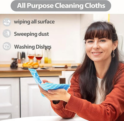 Disposable Cleaning Cloths Dry Handi Wipes Reusable Dish Cloths Multi Use - Image 4
