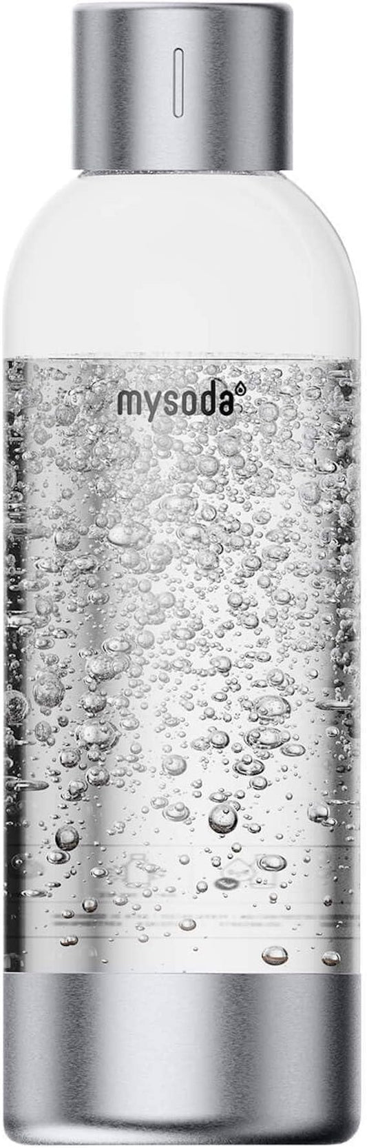 Mysoda Premium Carbonating Bottle 1L Silver by Mysoda