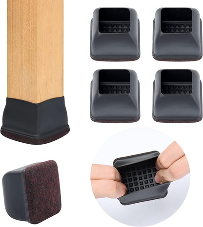 Ezprotekt 24 Pcs Square Chair Leg Floor Protectors by VisittheEzprotekt