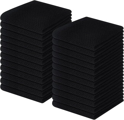 Homaxy 100% Cotton Waffle Weave Kitchen Dish Cloths, Ultra Soft Absorbent Quick by Homaxy