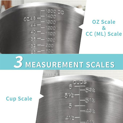 Measuring Cup, Newness Stainless Steel Measuring Cup - Image 2