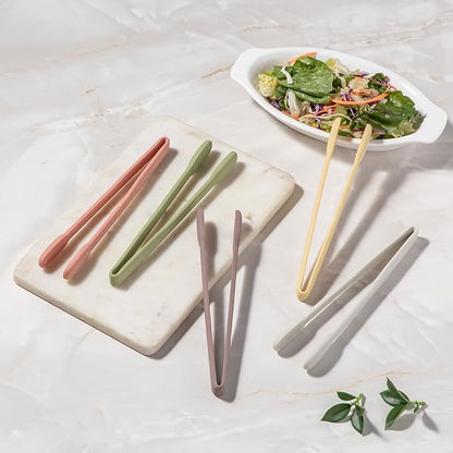carrotez Silicone Cooking Kitchen Tongs, Non-Scratch Serving Tongs 9.25 Inches - Image 5