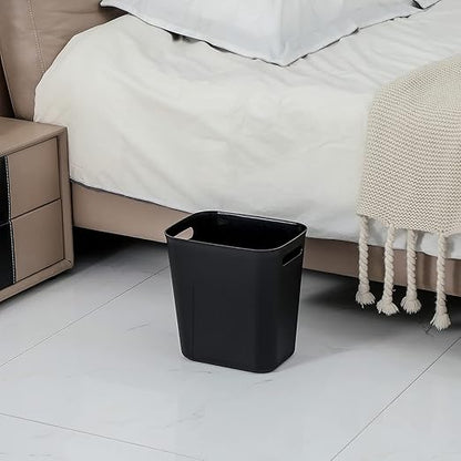 UUJOLY Plastic Trash Can Wastebasket, Garbage Container Basket - Image 3