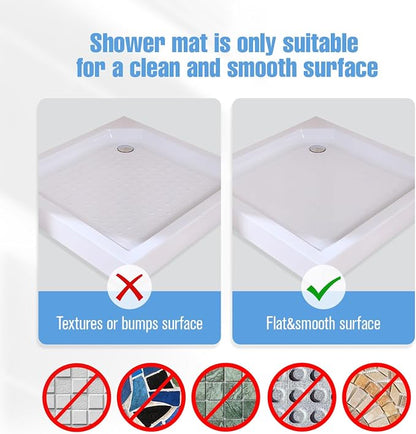 Shower Mat Non-Slip Bath Mat for Tub Floor & Stall - Image 9