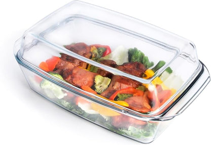 Rectangular Tempered Glass Casserole Dish - Image 2