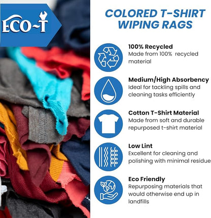 24 x 1 Lb Bags Eco-T Mechanic Shop Rags - Image 3