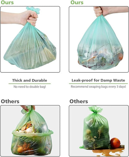 Biodegradable 8 Gallon Trash Bags, AYOTEE Garbage Bags 8 gallon, Compostable - Image 5