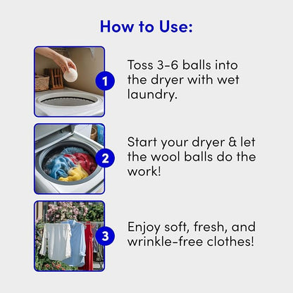 Zero Trace Wool Dryer Balls - Image 6