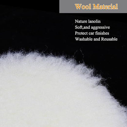 Car Foam Polishing Buffing Kit, Polishing Buffing Pads, Wool Pads, Polishing & - Image 5