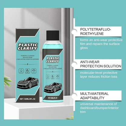 Plastic Clarify for Cars, Plastic Restorer for Cars Exterior, Detailing Spray - Image 3