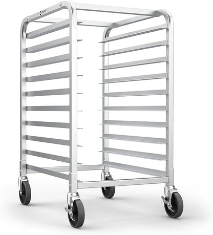TenUp 10-Tier NSF Aluminum Sheet Pan Rack, Commercial Bakery Cooling & Storage by TENUP