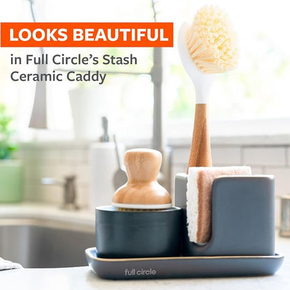 Full Circle Walnut Scrubber Sponges, Plant-Based & Recycled Kitchen Sponges - Image 6