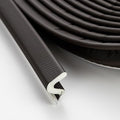 Ravinte Weather Stripping Door Seal Strip Soundproof "Q" Foam Weather Stripping for Door Frame, Exterior Door Weather Stripping for Large Gap, Easy to Install（Brown, 19.8FT)