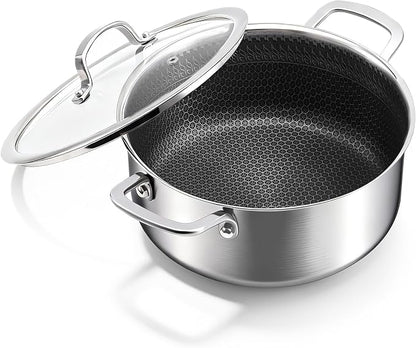 4.6 Qt Stainless Steel Stock Pot by VIVIDCOOKWARE