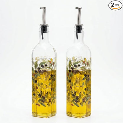 Topadorn 17 oz Olive Oil Dispenser Bottle Set by Topadorn