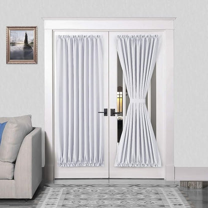 DWCN French Door Curtains – Rod Pocket Thermal Curtain by DWCN