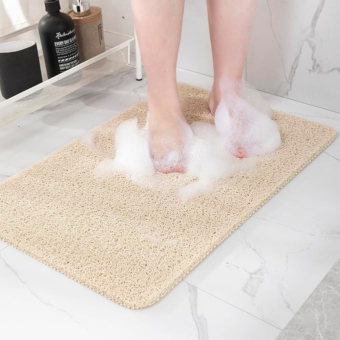 Non-Slip Bathtub Mat, 2 Pack Anti Slip Shower Mat, Fast Drying Bathtub Mats by Hargiis