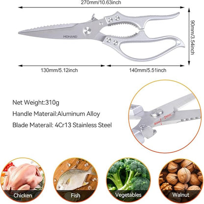 MDHAND Heavy Duty Poultry Shears, Kitchen Food Scissors All Purpose - Image 2