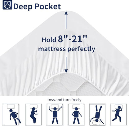 Mattress Topper Full Mattress Pad Cover Mattress Protector - Image 7