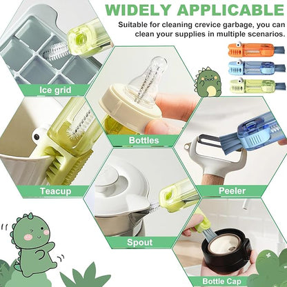 3 in 1 Cup Lid Gap Cleaning Brush, Portable Water Bottle Brush, Bottle Gaps - Image 5