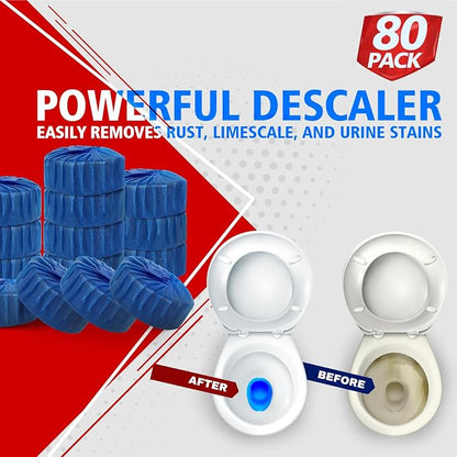 USKICH 80 Pack Toilet Bowl Cleaner Tablets, Long-Lasting Household Toilet - Image 4