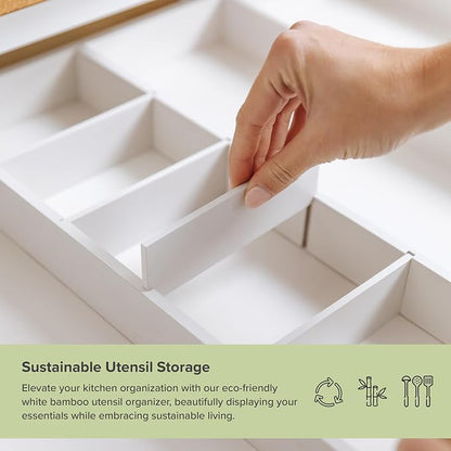 KitchenEdge Adjustable Kitchen Drawer Organizer - Image 4