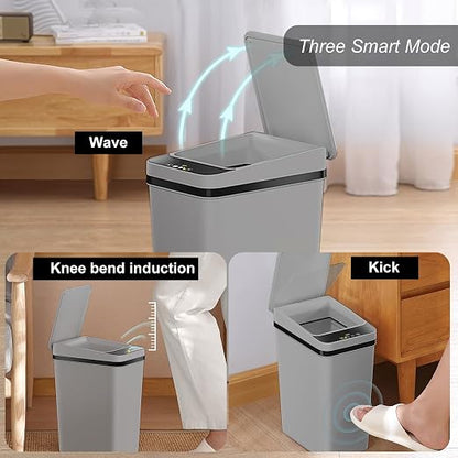 Yatmung 2.5 Gallon Motion Sensor Trash Can - Image 2
