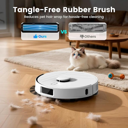 AIRROBO T30+ Robot Vacuum and Mop, Self-Emptying, 6000PA Suction, Proactive - Image 3
